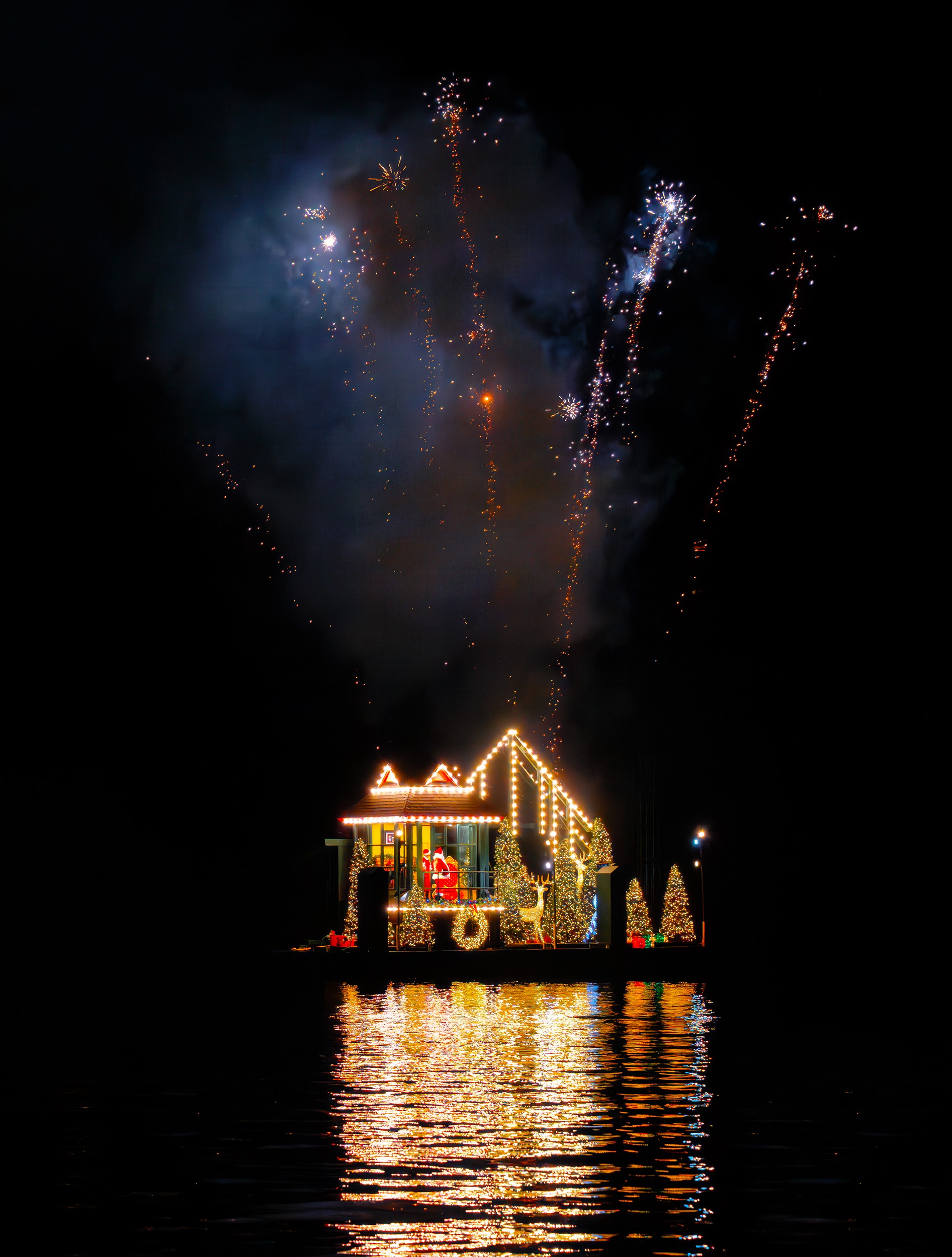 Fireworks over the Lake