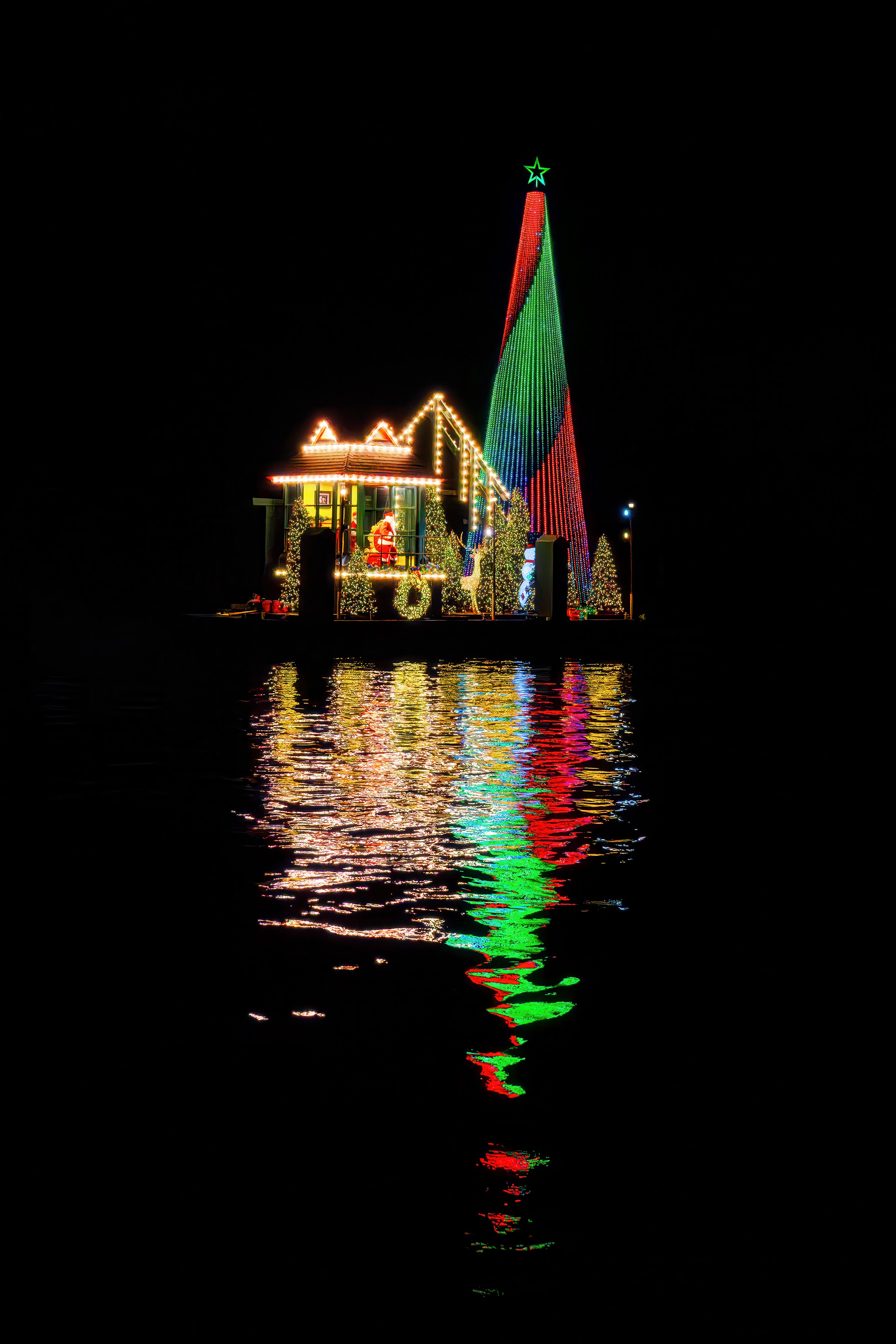 Santa on Lake